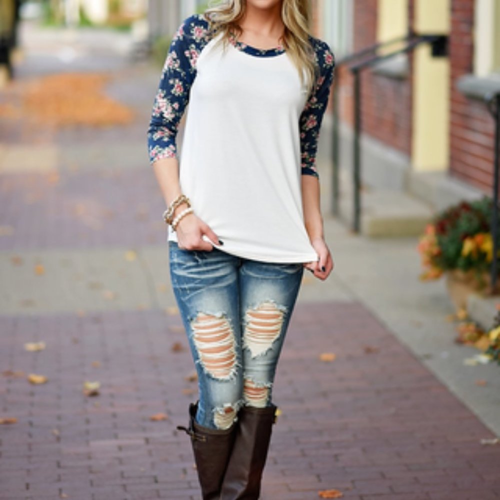 Chris & Carol soft boutique long sleeve size small